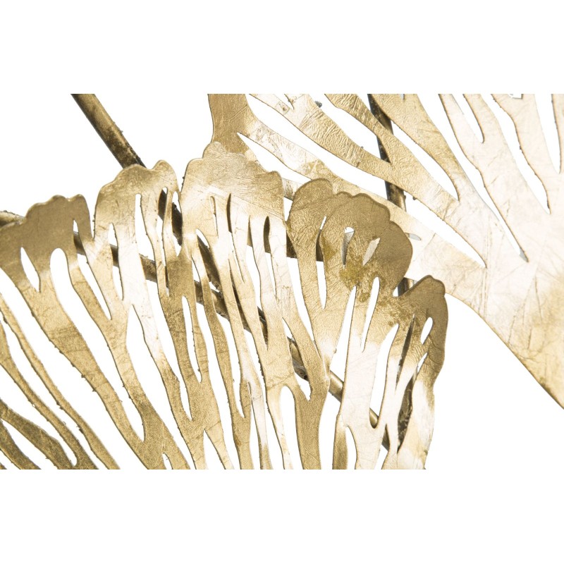 Decoración de pared vertical con iris – 78 x 101 cm – Flores metálicas de diseño glamuroso