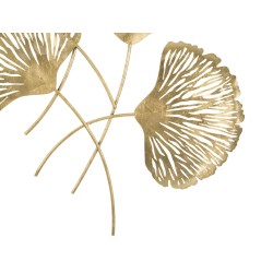 Decoración de pared vertical con iris – 78 x 101 cm – Flores metálicas de diseño glamuroso