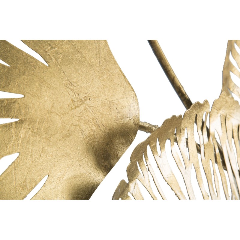 Decoración de pared vertical con iris – 78 x 101 cm – Flores metálicas de diseño glamuroso