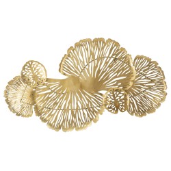 Decoración de pared vertical Iris – 115x64 cm – Elegancia floral moderna y glamurosa