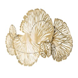 Decoración de pared vertical Iris – 115x64 cm – Elegancia floral moderna y glamurosa