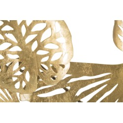 Decoración de pared vertical Iris – 115x64 cm – Elegancia floral moderna y glamurosa