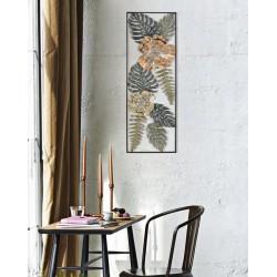 Cuadro metálico «Aussi» – Modelo A – 30x88 cm – Estilo Glamour Contemporáneo