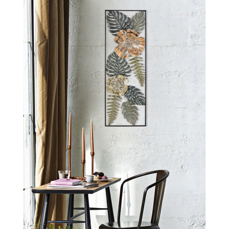 Cuadro metálico «Aussi» – Modelo A – 30x88 cm – Estilo Glamour Contemporáneo