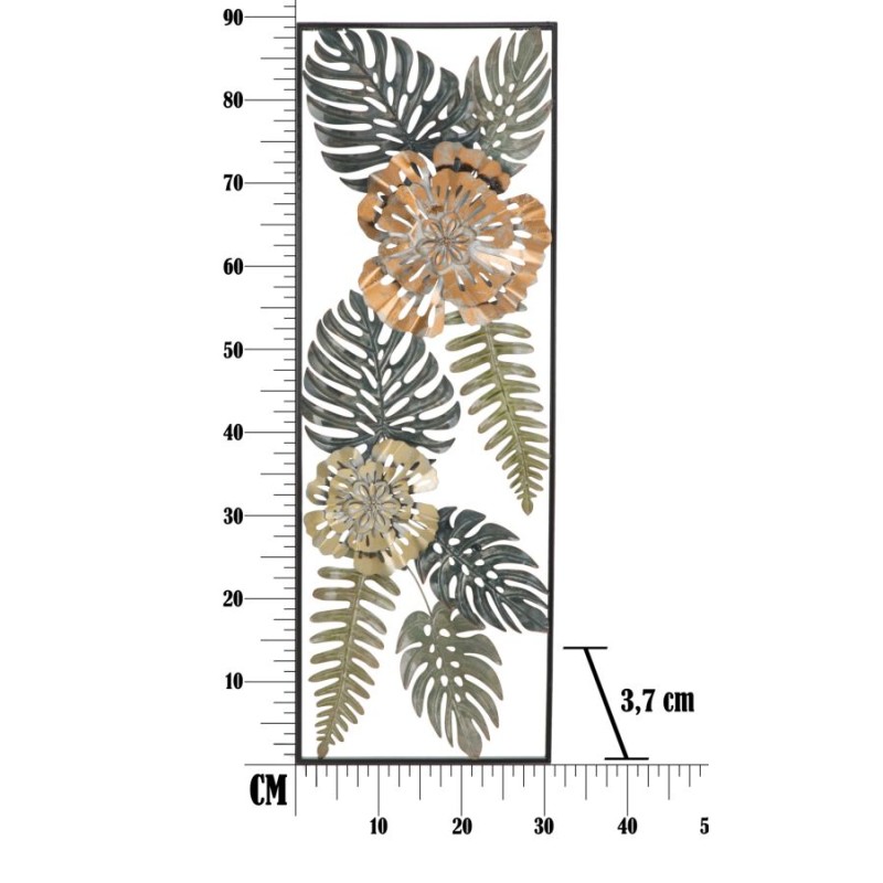 Cuadro metálico «Aussi» – Modelo A – 30x88 cm – Estilo Glamour Contemporáneo