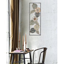 Decoración de pared metálica “Aussi” – Modelo B – 30x88 cm – Decoración de pared elegante y refinada