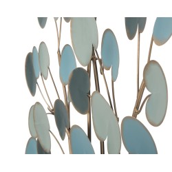 Decoración de pared de manzana metálica – 89x90 cm – Estilo glamuroso y afrutado