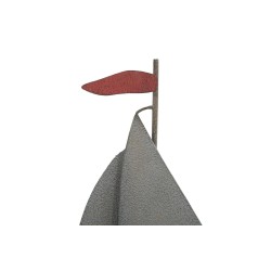 Decoración mural metálica con temática marina – 114x62 cm – Ambiente náutico y relajante