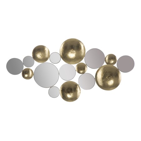 Espejo de pared Glamour Gold – 118x60 cm – Panel decorativo elegante y moderno