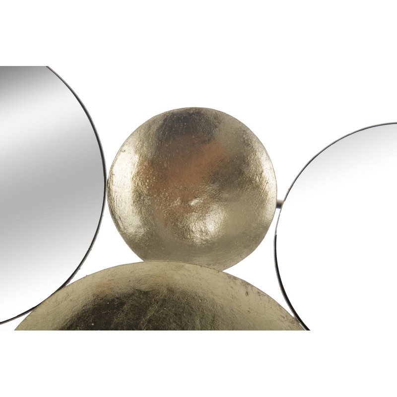 Espejo de pared Glamour Gold – 118x60 cm – Panel decorativo elegante y moderno