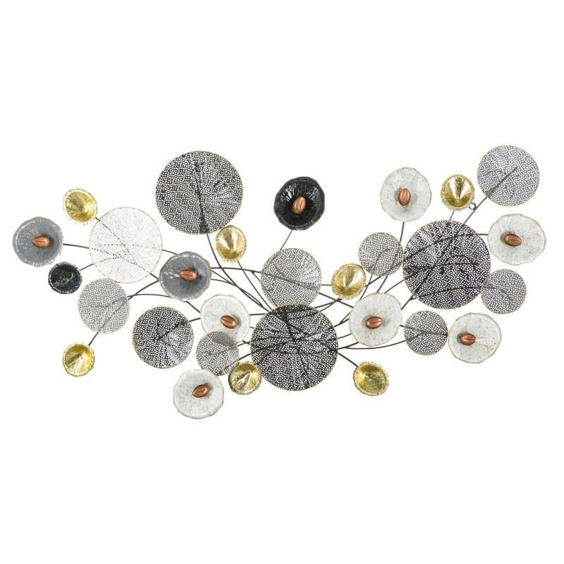 Reja de pared de hierro – 135x69 cm – Auténtico estilo industrial