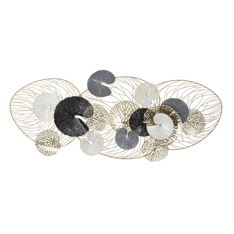 Panel de pared de hierro forjado de lujo – 124x55 cm – Diseño glamuroso contemporáneo