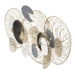 Panel de pared de hierro forjado de lujo – 124x55 cm – Diseño glamuroso contemporáneo