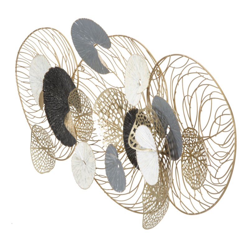 Panel de pared de hierro forjado de lujo – 124x55 cm – Diseño glamuroso contemporáneo