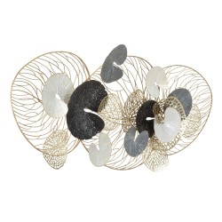 Panel de pared de hierro forjado de lujo – 124x55 cm – Diseño glamuroso contemporáneo