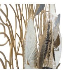 Panel de pared de hierro forjado de lujo – 124x55 cm – Diseño glamuroso contemporáneo