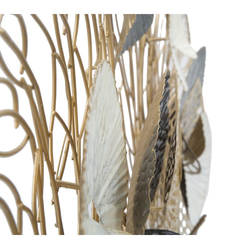 Panel de pared de hierro forjado de lujo – 124x55 cm – Diseño glamuroso contemporáneo