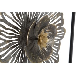 Panel de pared cuadrado de hierro – 50x50 cm – Decoración de pared industrial discreta