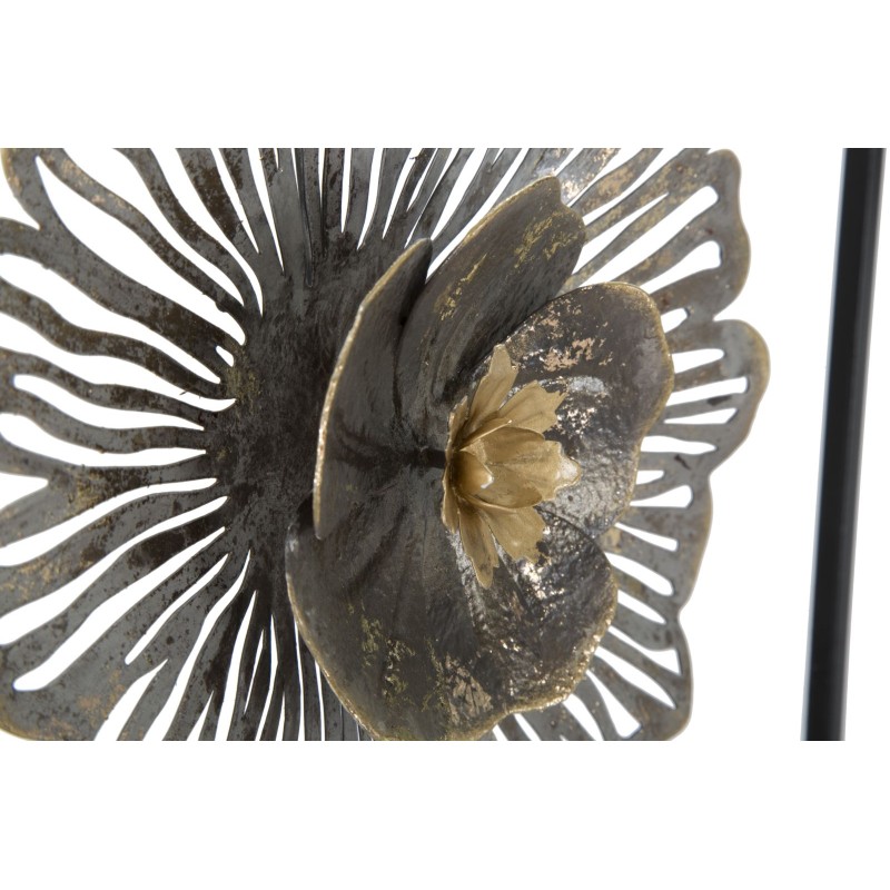 Panel de pared cuadrado de hierro – 50x50 cm – Decoración de pared industrial discreta