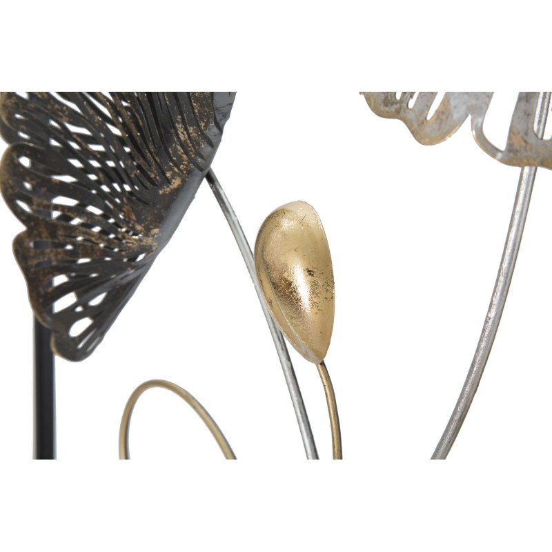 Panel de pared cuadrado de hierro – 50x50 cm – Decoración de pared industrial discreta