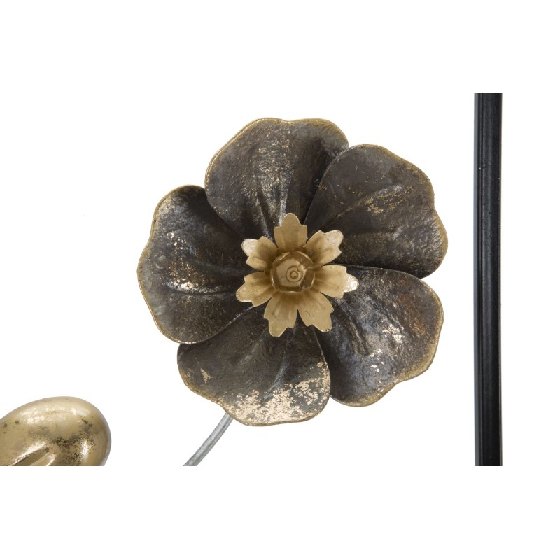 Panel de pared cuadrado de hierro – 50x50 cm – Decoración de pared industrial discreta