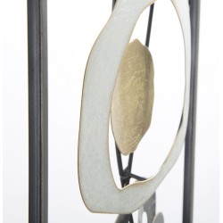 Panel de pared de hierro forjado Dixy – 28x74 cm – Decoración de pared estilo taller vintage