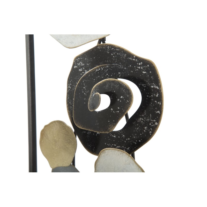 Panel de pared de hierro forjado Dixy – 28x74 cm – Decoración de pared estilo taller vintage