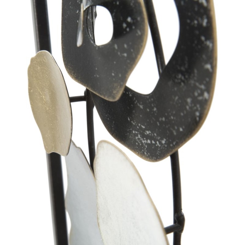 Panel de pared de hierro forjado Dixy – 28x74 cm – Decoración de pared estilo taller vintage