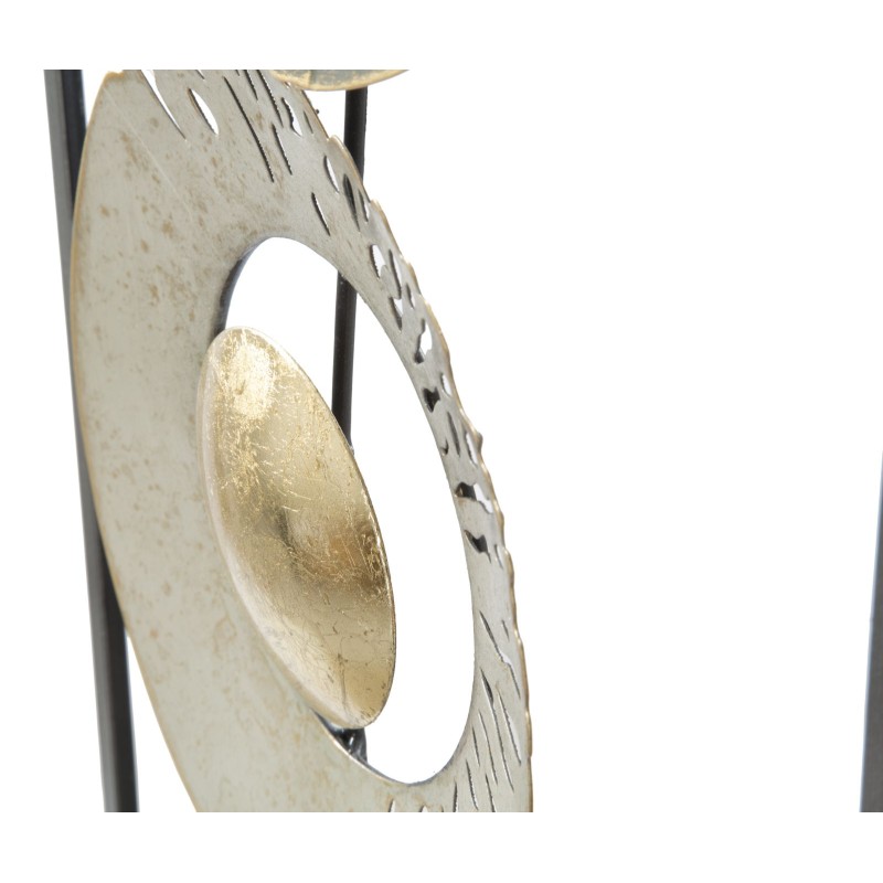 Anillo de pared de hierro – 31 x 89 cm – Elemento decorativo industrial moderno