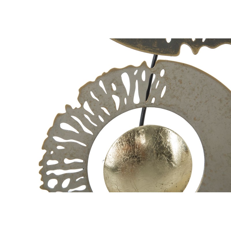 Anillo de pared de hierro – 31 x 89 cm – Elemento decorativo industrial moderno