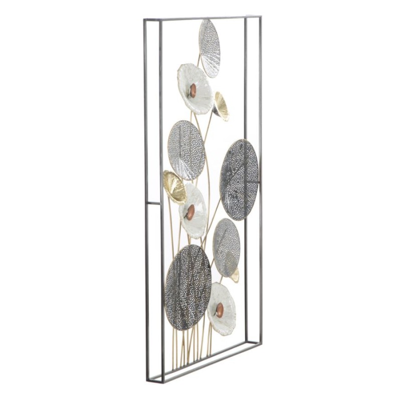 Panel de pared de malla metálica de hierro – 50x90 cm – Estilo industrial y contemporáneo