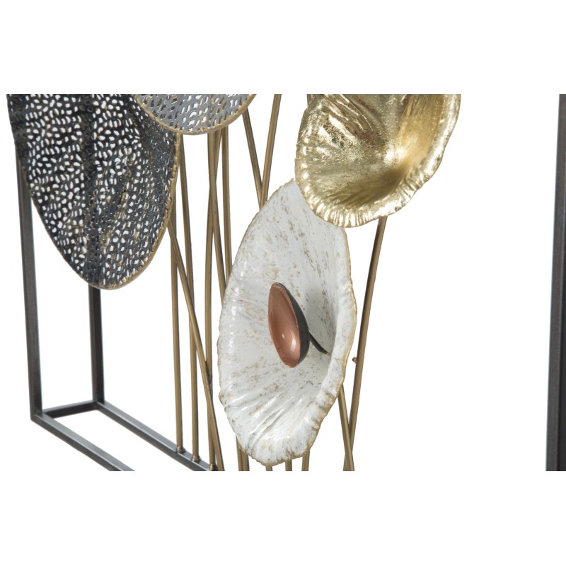 Panel de pared de malla metálica de hierro – 50x90 cm – Estilo industrial y contemporáneo