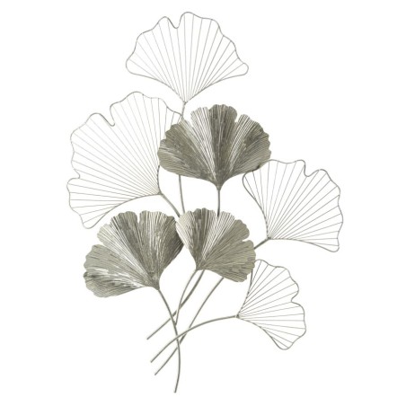 Panel de pared Goxy plateado – 62x86 cm – Metal brillante, estilo glamuroso