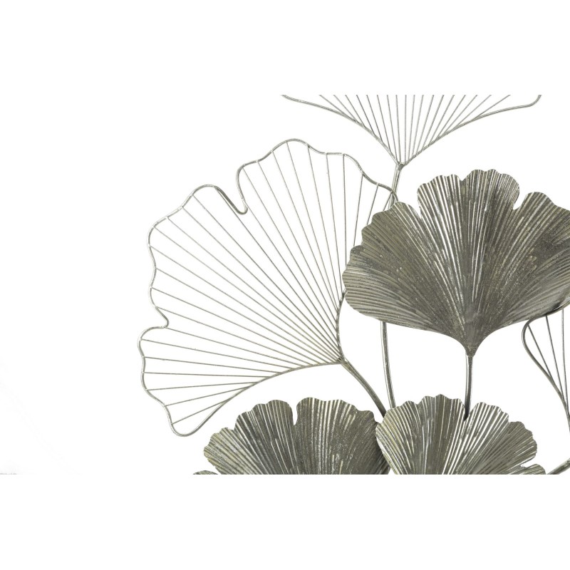 Panel de pared Goxy plateado – 62x86 cm – Metal brillante, estilo glamuroso