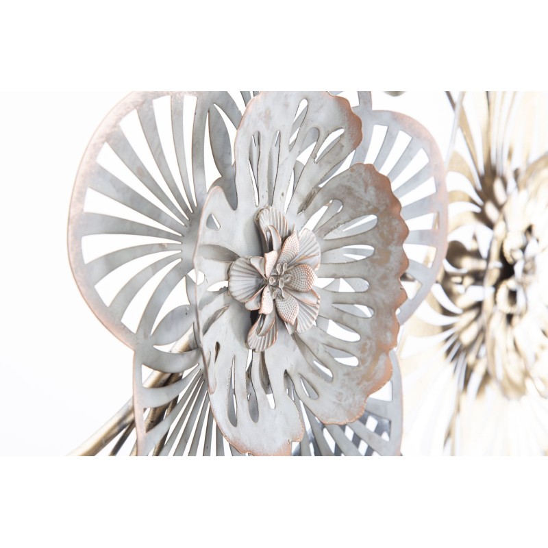 Panel mural de hierro Campur – Modelo B – 118x58 cm – Diseño moderno dorado