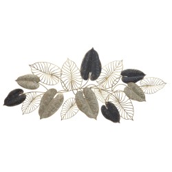 Panel de pared Century Iron – Modelo A – 131x61 cm – Decoración de pared Gold Glam