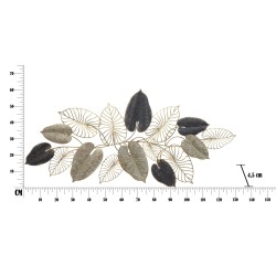 Panel de pared Century Iron – Modelo A – 131x61 cm – Decoración de pared Gold Glam