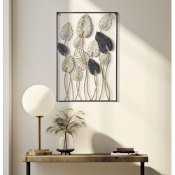 Panel de pared Century Iron – Modelo B – 66x100 cm – Diseño de metal refinado
