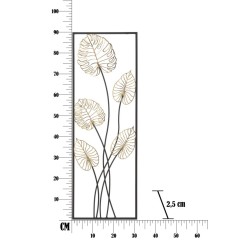 Panel de pared Luxy Iron – Modelo A – 31x90 cm – Elegancia moderna y glamurosa