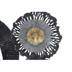 Panel de pared de hierro Otos – 100x80 cm – Diseño dorado glamuroso