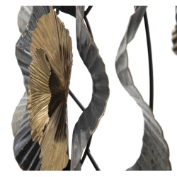 Panel de pared de hierro Otos – 100x80 cm – Diseño dorado glamuroso