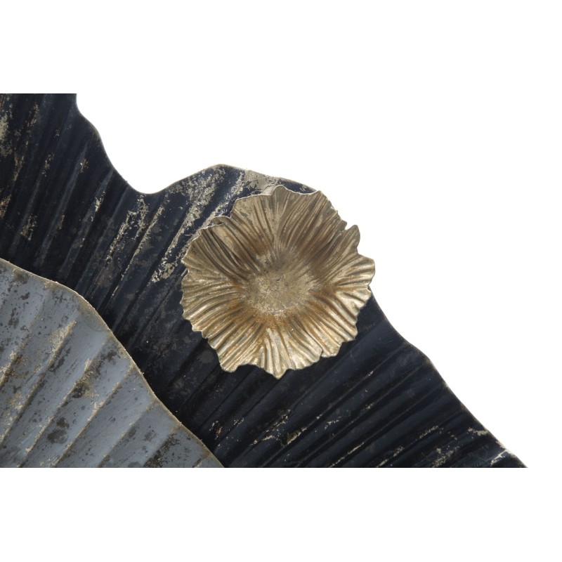 Panel de pared de hierro Otos – 100x80 cm – Diseño dorado glamuroso