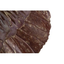 Panel de pared Bunga de hierro – 73x72 cm – Elegante flor metálica glamurosa