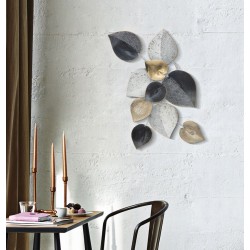 Panel mural de hierro de media hoja – Modelo B – 62x40 cm – Estilo Natural Glam