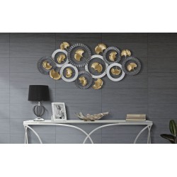 Panel de pared Arty Iron – Modelo A – 126x58 cm – Diseño artístico y glamuroso