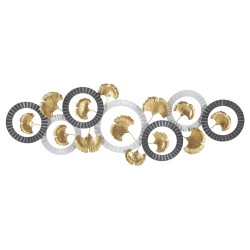 Panel de pared Arty Iron – Modelo B – 127x44 cm – Panel de pared creativo y glamuroso