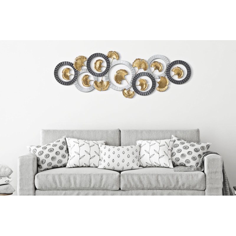 Panel de pared Arty Iron – Modelo B – 127x44 cm – Panel de pared creativo y glamuroso