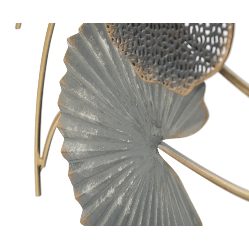 Panel de pared de hierro -B- – 105x56 cm – Elegante decoración de pared metálica