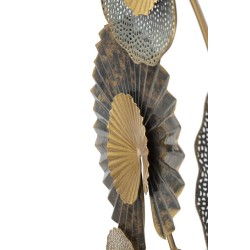 Panel de pared de hierro -C- – 63x109 cm – Diseño vertical moderno y glamuroso