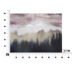 Cuadro mural Montaña de Rosas – 80x60 cm – Paisaje glamuroso suave y romántico